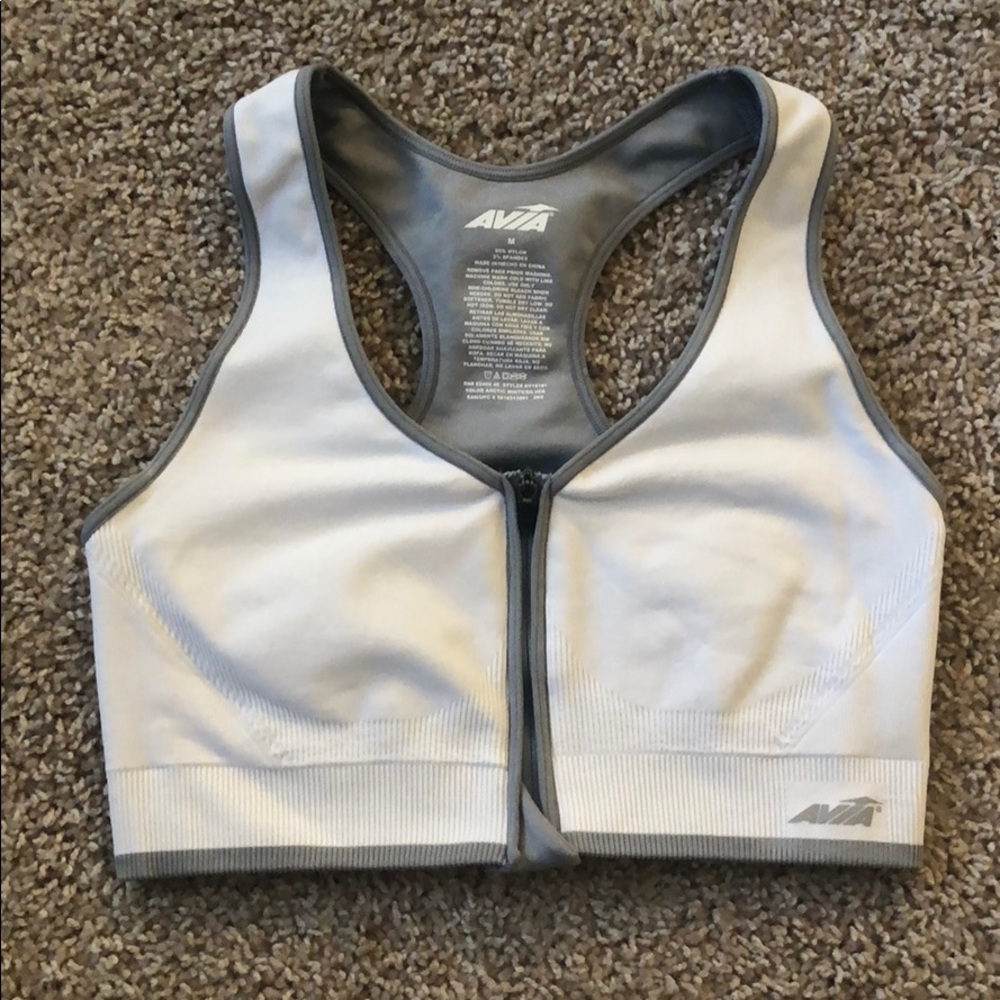Avis Front Zipper Sports Bra Medium Woman’s